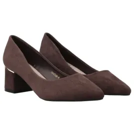 brazowe-czolenka-damskie-na-slupku-buty-eleganckie-wkladki-ekoskora-wygodne