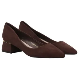 brazowe-czolenka-damskie-na-slupku-buty-eleganckie-wkladki-ekoskora-wygodne