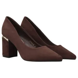 brazowe-czolenka-damskie-na-slupku-buty-eleganckie-wkladki-ekoskora-wygodne