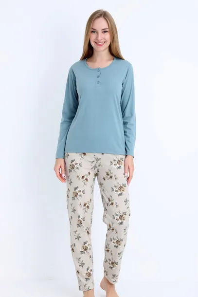 pizama-damska-26-3xl-kolor-wielokolorowy