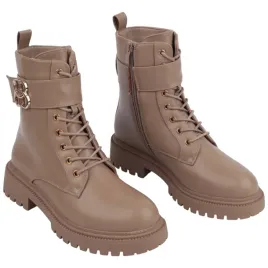 brazowe-botki-damskie-lekko-ocieplane-na-obcasie-suwaki-buty-zamek-elegacnk