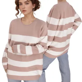 brazowy-sweter-damski-welniane-dlugi-rekaw-eleganckie-modne