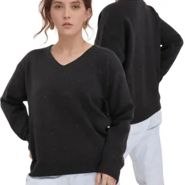 czarny-sweter-damski-klasyczne-eleganckie-modne-dlugi-rekaw