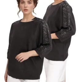 czarny-sweter-damski-wiskoza-klasyczne-eleganckie-modne-swetry-3-4-rekaw