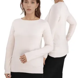 bezowy-sweter-damski-wiskoza-klasyczne-eleganckie-modne-swetry-dlugi-rekaw