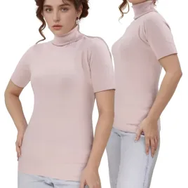 rozowy-sweter-damski-wiskoza-klasyczne-eleganckie-modne-swetry-krotki-rekaw