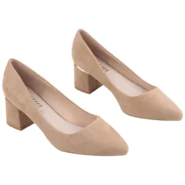 bezowe-czolenka-damskie-na-slupku-buty-eleganckie-wkladki-ekoskora-wygodne