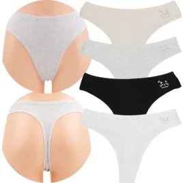 4x-majtki-damskie-bawelniane-figi-stringi-zestaw-majtek-modne