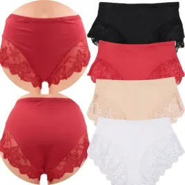 4x-majtki-damskie-bawelniane-figi-maxi-koronkowe-z-wysokim-stanem-r-xl