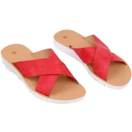 czerwone-klapki-damskie-na-plaze-basenowe-buty-plaskie-gumowe-kapcie