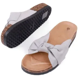 srebrne-klapki-damskie-z-kokarda-plaskie-buty-wsuwane-wkl-ekoskora-lekkie
