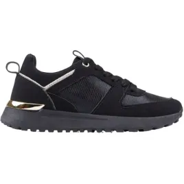 czarne-buty-sportowe-damskie-sneakersy-na-phatformie-plaskie-wygodne-lekkie