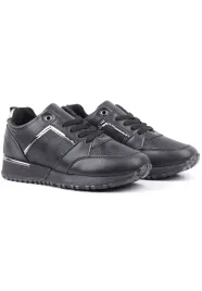 czarne-buty-sportowe-damskie-sneakersy-plaskie-zwiazane-dla-kazdej-wygodne