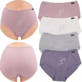 4x-majtki-damskie-bawelniane-figi-maxi-wysoki-stan-gladki-zestaw-majtek-xl
