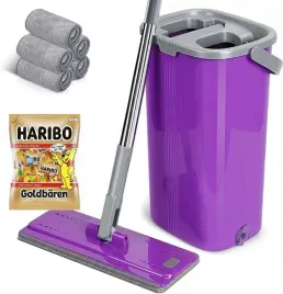 mop-plaski-dwukomorowy-wyciskany-z-wiadrem-5-nakladek-z-mikrofibry