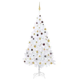 sztuczna-choinka-pvc-led-240cm-biala-grube-galazki