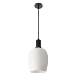 wolken-lampa-wiszaca-czarny-1x40w-e27-klosz-bialy