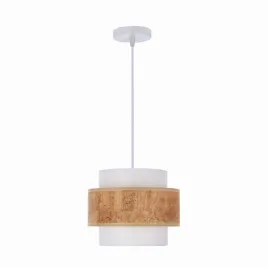 candellux-cork-lampa-wiszaca-bialy-1x40w-e27-abazur-bialy-bezowy