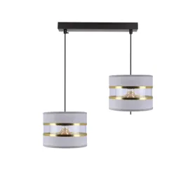 pandy-lampa-wiszaca-czarny-2x40w-e27-abazur-szary-zloty