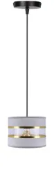 pandy-lampa-wiszaca-czarny-1x40w-e27-abazur-szary-zloty