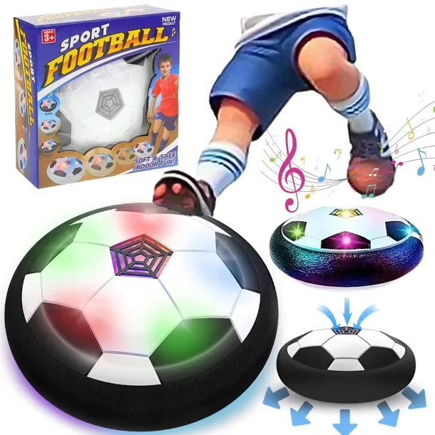 LATAJĄCA POWIETRZNA PIŁKA Nożna HOVERBALL Lewitujący Dysk PODUSZKOWIEC
