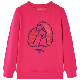 dziecieca-bluza-116-5-6-lat-jaskrawy-roz-jeze