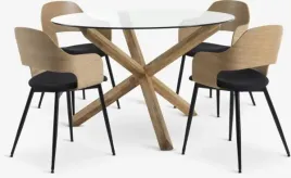 stol-z-krzeslami-do-jadalni-dab-czarny-agerby-hvidovre