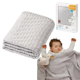 babyono-bawelniany-kocyk-koc-dzianinowy-hipoalergiczny-antybakteryjny-szary