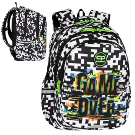 coolpack-jerry-plecak-szkolny-mlodziezowy-trzykomorowy-game-over-21l