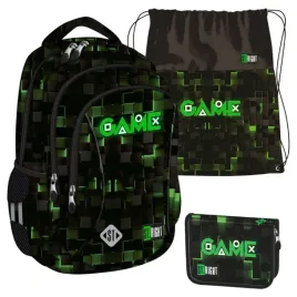 zestaw-3w1-st-right-plecak-szkolny-duzy-worek-na-buty-piornik-green-game