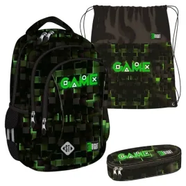 zestaw-3w1-st-right-plecak-szkolny-duzy-worek-na-buty-piornik-green-game