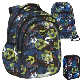 coolpack-zestaw-plecak-worek-na-buty-piornik-z-wyposazeniem-football-blue