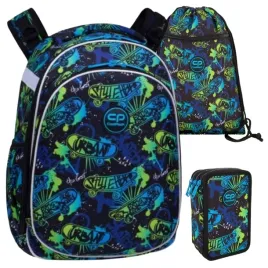 coolpack-zestaw-plecak-turtle-worek-na-buty-piornik-z-wyposazeniem-skate
