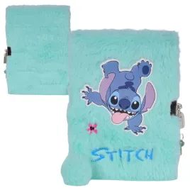 paso-pamietnik-zamykany-na-klodke-pluszowy-notatnik-zielony-stitch-a5
