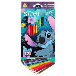 colorino-disney-core-stitch-kredki-olowkowe-jumbo-trojkatne-12-kolorow