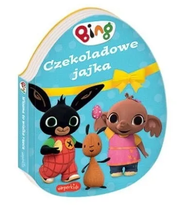 HARPERKIDS BING CZEKOLADOWE JAJA KRÓLIK KSIĄŻKA KSIĄŻECZKI DLA DZIECI