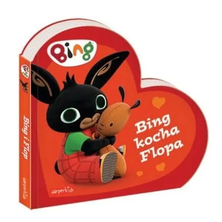 HARPERKIDS BING KOCHA FLOPA KRÓLIK KSIĄŻKA KSIĄŻECZKI KARTONOWE DLA DZIECI