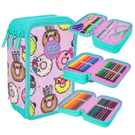 coolpack-jumper-3-piornik-z-wyposazeniem-colorino-3-komorowy-happy-donuts