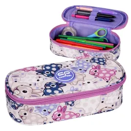 coolpack-campus-piornik-1-komorowy-z-klapka-bez-wyposazenia-white-bunny
