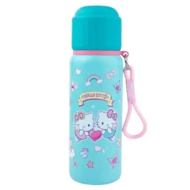 coolpack-bidon-metalowy-termos-butelka-hello-kitty-niebieski-550-ml