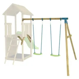 tp-toys-drewniana-podwojna-hustawka-stelaz-z-2-siedziskami-dodatek-do-wiezy