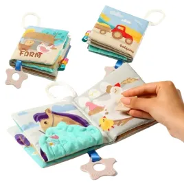 babyono-ksiazeczka-sensoryczna-edukacyjna-farma-kolorowa-z-gryzakiem-0m