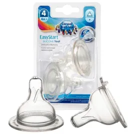 canpol-babies-smoczek-silikonowy-easy-start-szeroki-do-kaszki-6m-2-sztuki