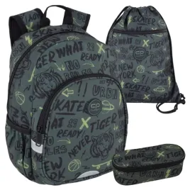 coolpack-zestaw-plecak-toby-maly-worek-na-buty-piornik-saszetka-tiger