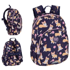 coolpack-toby-maly-plecak-szkolny-odblaski-gwizdek-szelki-corgi-elisabeth