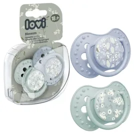 lovi-silikonowy-dynamiczny-smoczek-uspokajajacy-blossom-blue-18m-2-szt