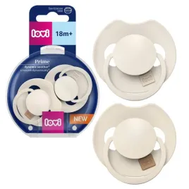 lovi-prime-2-pak-silikonowy-dynamiczny-smoczek-18m-2-szt-ivory-coconut
