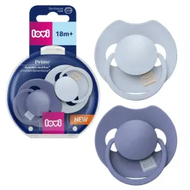 lovi-prime-2-pak-silikonowy-dynamiczny-smoczek-18m-2-szt-baby-blue-blue