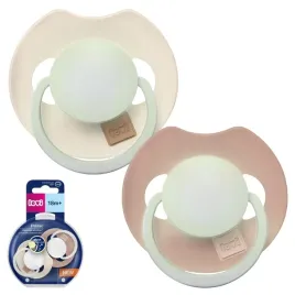 lovi-silikonowy-smoczek-swiecacy-w-ciemnosci-blush-ivory-2-sztuki-18m
