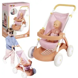 smoby-baby-nurse-wozek-dla-lalek-do-42-cm-spacerowka-rozowa-lekki-18m